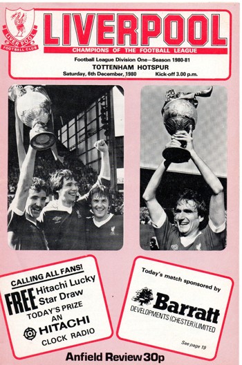 Match programme